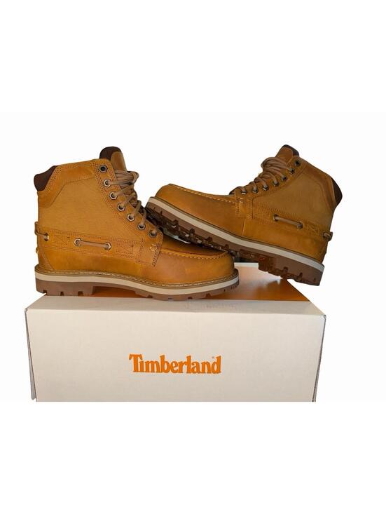 Mens Timberland Britton Road Wheat Full Grain Boots SZ 7.5 main image 9